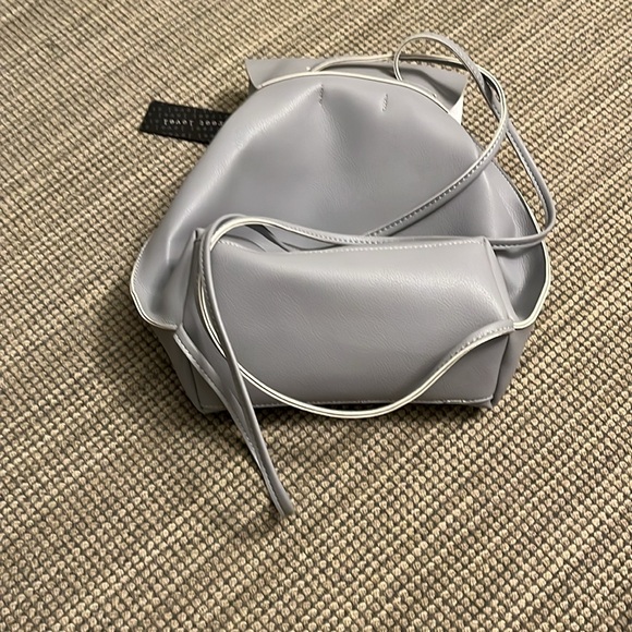 New with tags slouchy gray backpack - Picture 2 of 3